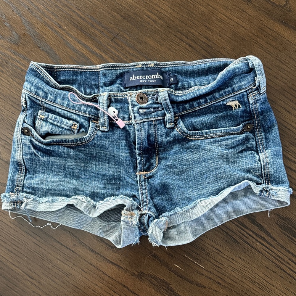 Abercrombie & Fitch Kids Blue Denim Shorts